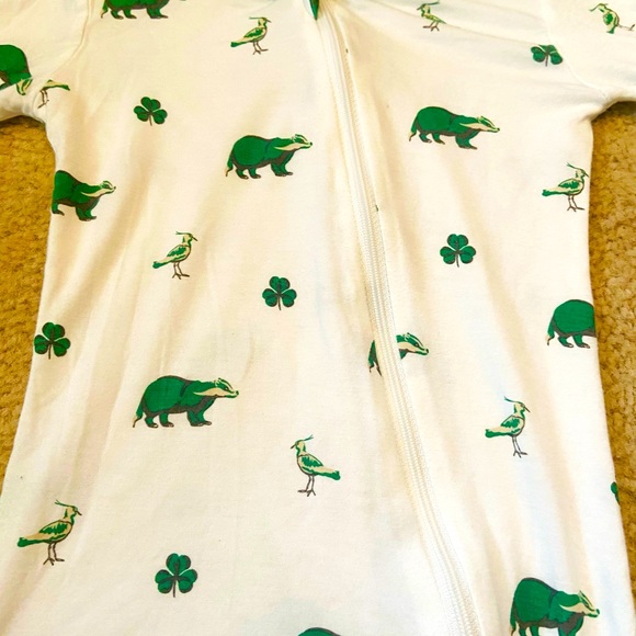 Kyte Baby Bamboo Romper Pajamas - Irish - Picture 2 of 11